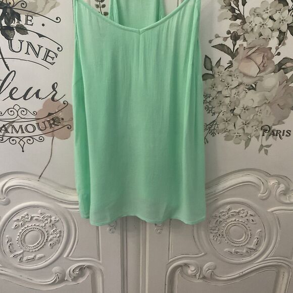 Lilly Pulitzer Racerback Tank Top Women's XS Lime Green - Picture 6 of 11